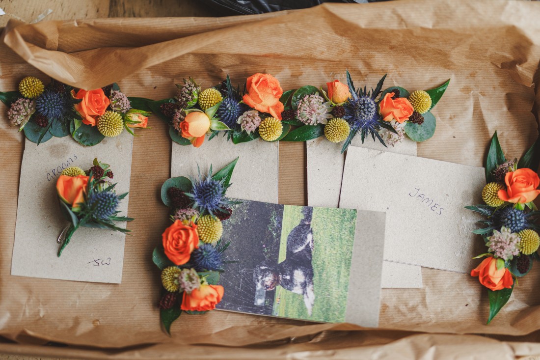Pocketsquare flowers, grooms flowers, alternative grooms flowers, 
